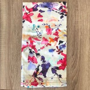 Anthro floral dish towel